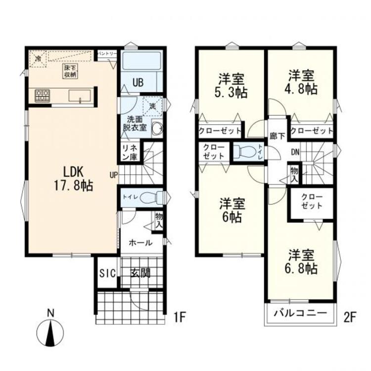 間取り 間取り図　４ＬＤＫ