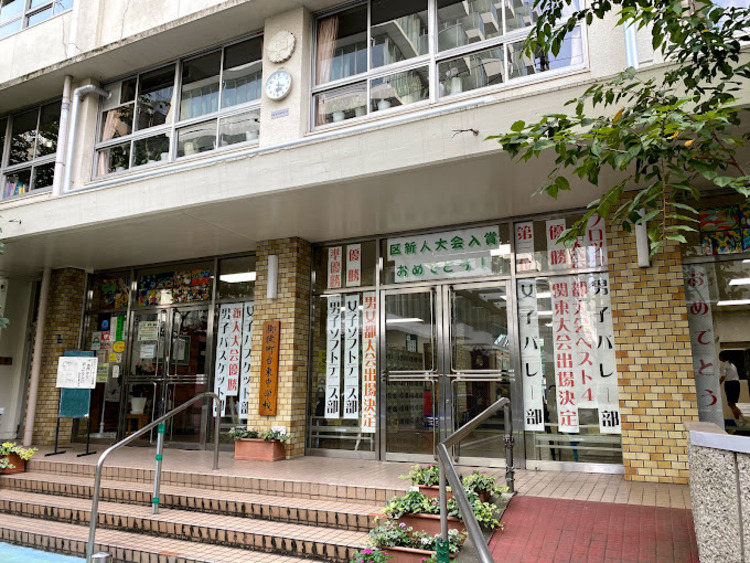 周辺 台東区立御徒町台東中学校