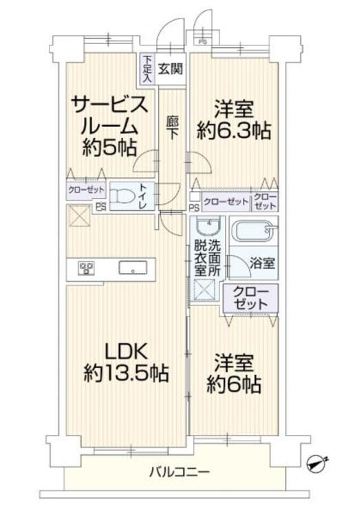 間取り 南東向き住宅で、陽光と幸せな日々。全居室6帖以上の開放感、快適なライフスタイルを