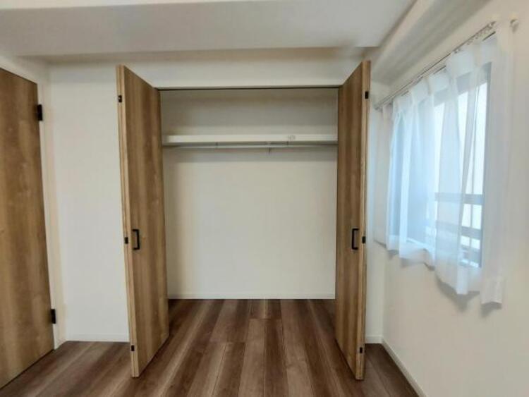 収納 各部屋に収納付きでお部屋が片付きます