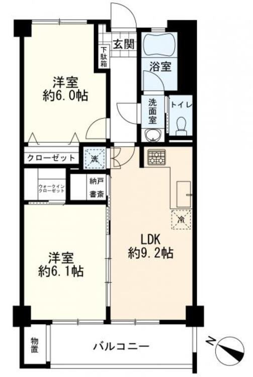 間取り ２ＬＤＫ