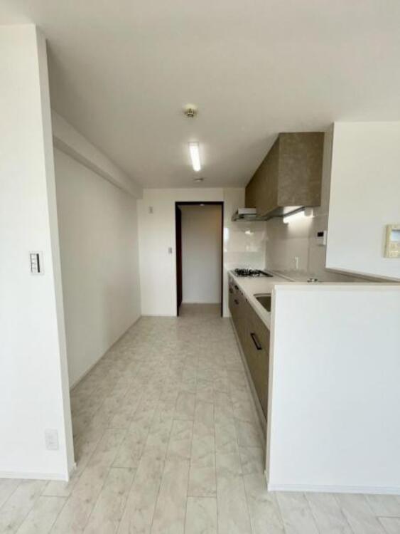 キッチン 行き止まりのない2WAYキッチンは、家事動線が快適です！