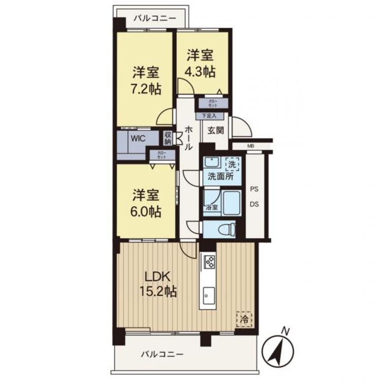間取り ペット飼育可能です。新しい生活をペットともに始められます。