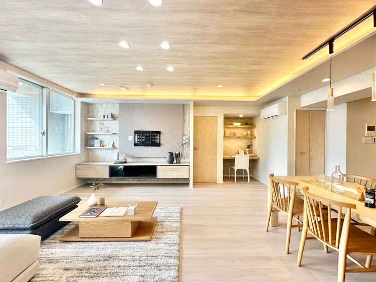 居間 「空間が織り成すひとつ先の住み心地」を演出します。