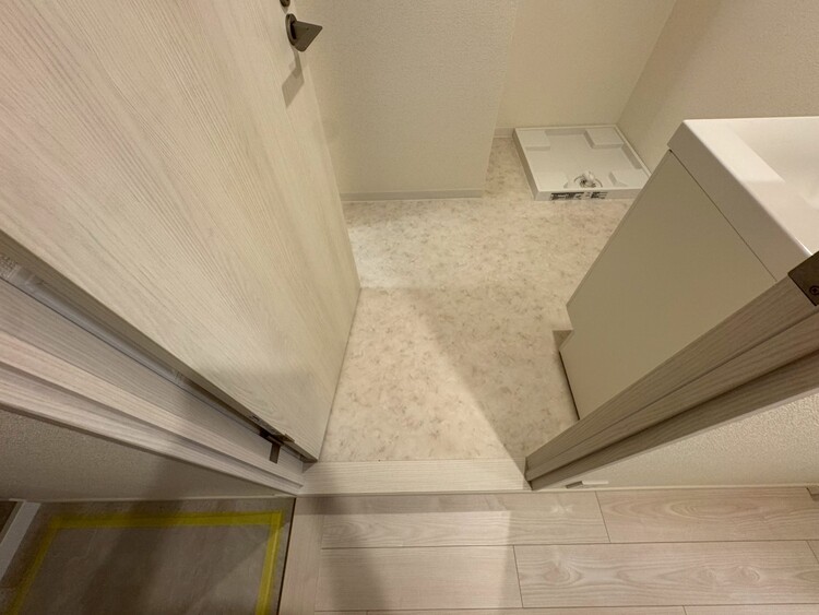 その他 十分な広さの脱衣所。