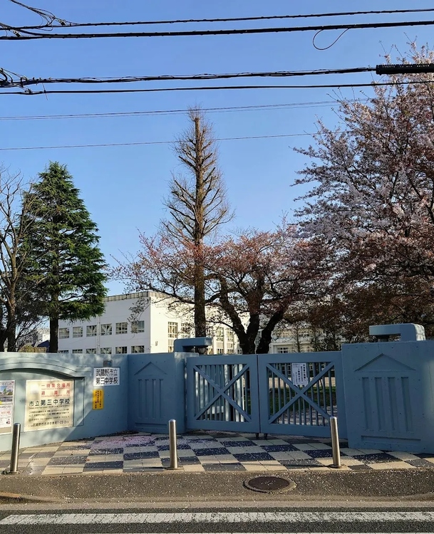 周辺 武蔵野市立第三中学校