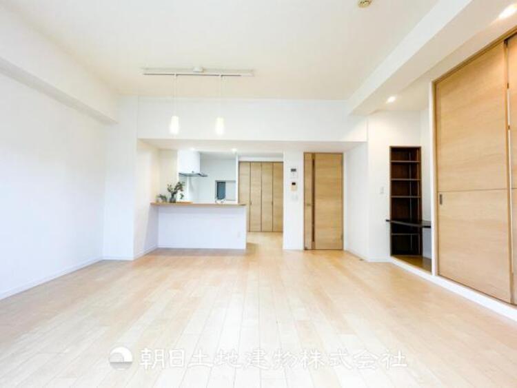 居間 家族との時間、自分の時間を大切にできる空間を作りました。