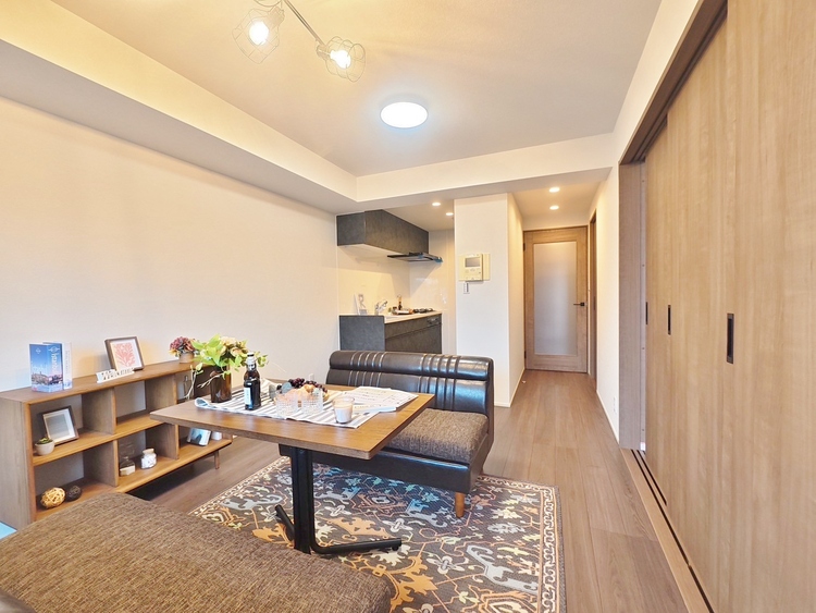 居間 ひとつひとつの空間に宿した機能性、そして美意識。