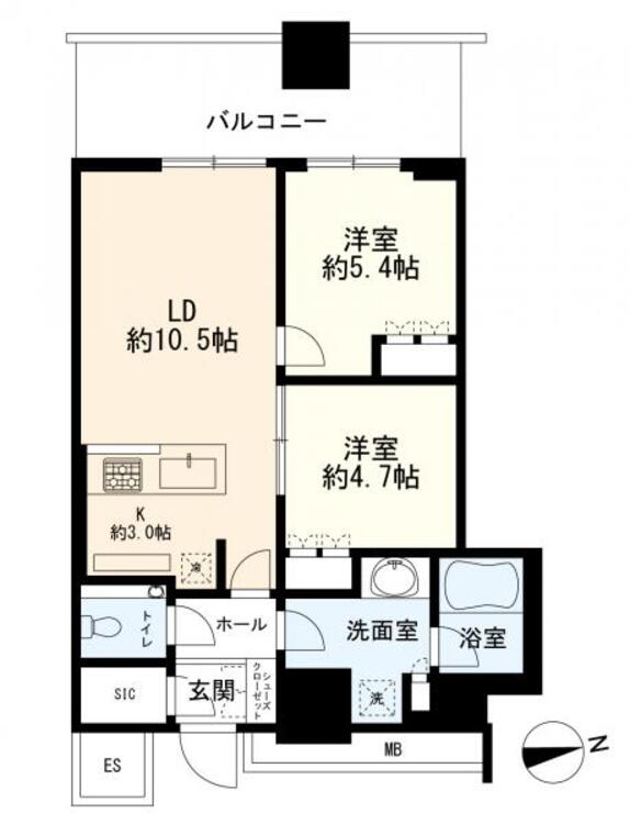 間取り 2LDK