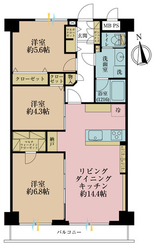 ニッコーハイツ川崎の画像