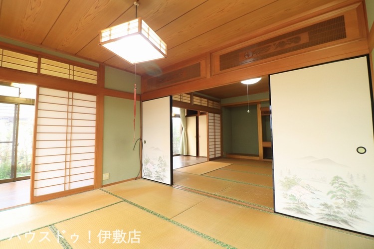 内装 【和室9帖×和室8帖】続き間になっており、開放感があります！