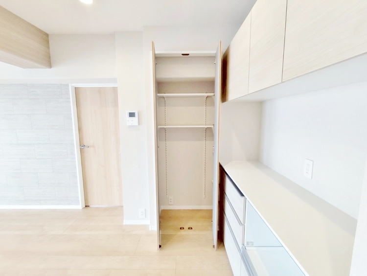 収納 暮らし心地を大きく左右する収納を、適材適所に配置し使い勝手を考慮しました。