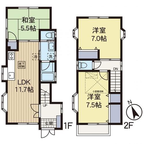 【安心を買うなら、朝日土地建物へ】瀬谷区下瀬谷２丁目 中古戸建の物件画像