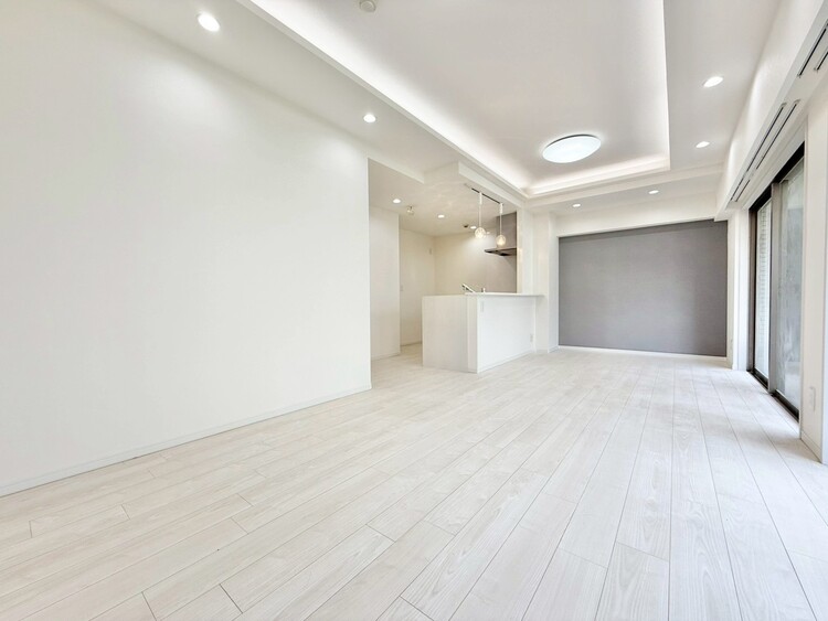 居間 豊かな居住性と、安心感を満たすクオリティが見事に調和した住空間。