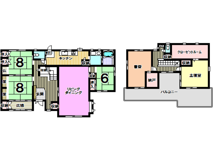間取り 【間取り】5LDK