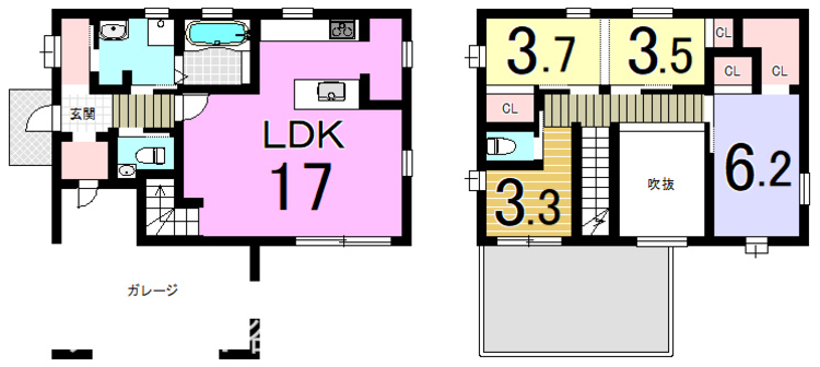 間取り 【間取り】4LDK+WIC