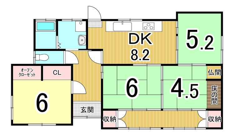 間取り 【間取り4DK】