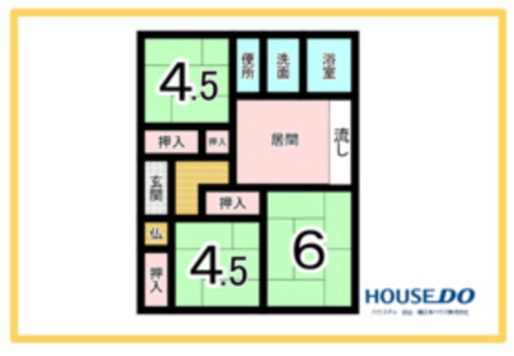 間取り 3DK【建物面積52.17m2(15.78坪)】