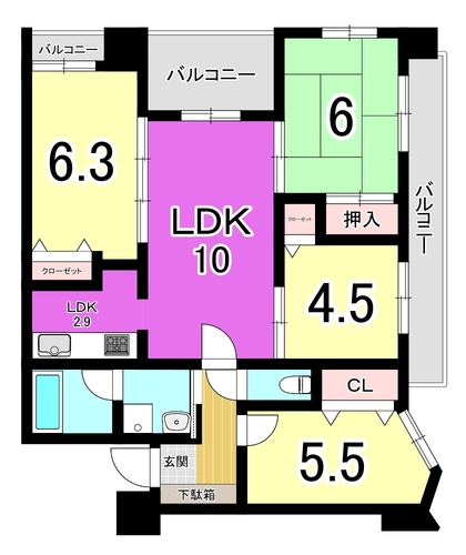 ニューライフ谷山中央の物件画像
