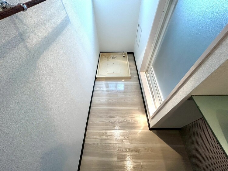 その他 十分な広さの脱衣所。