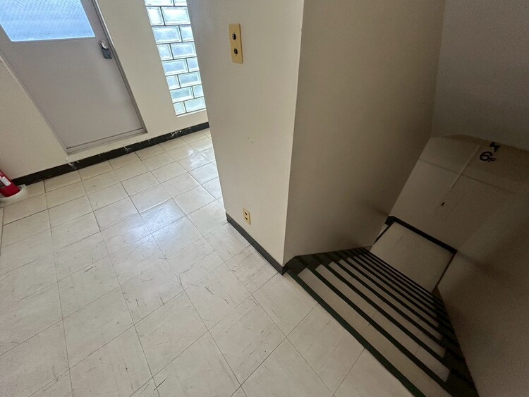 その他 共用部の階段です。明るく清潔に管理されています。