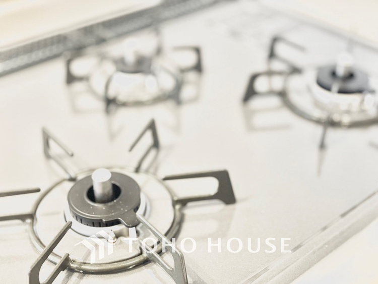 キッチン 【KITCHEN】◆家族のおはよう◆の声を笑顔で迎えてあげられるシステムキッチン。朝ごはんが楽しみでちょっと早起きしたくなるんです。