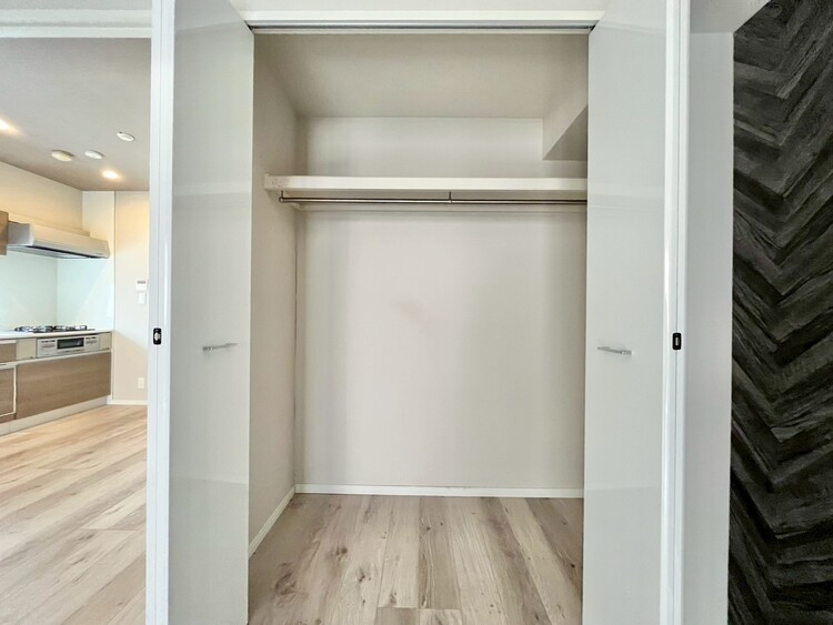 収納 居室にはクローゼットがあり、荷物もスッキリ収納して快適にお過ごしいただけます。