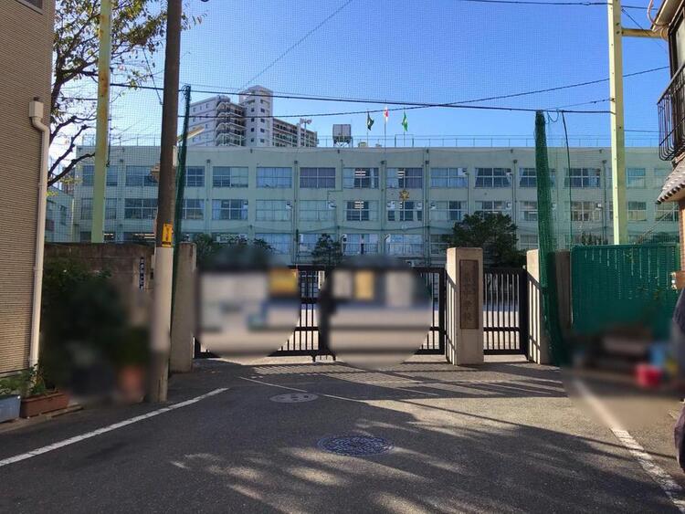 周辺 荒川区立第一中学校