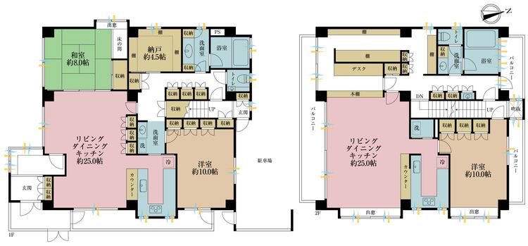 間取り ３ＳLＬＤＤＫＫ、土地面積２３１．４２平米、建物面積２３７．９８平米