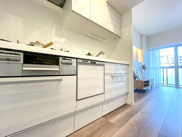 キッチン 使いやすくスタイリッシュなキッチン空間になっております。