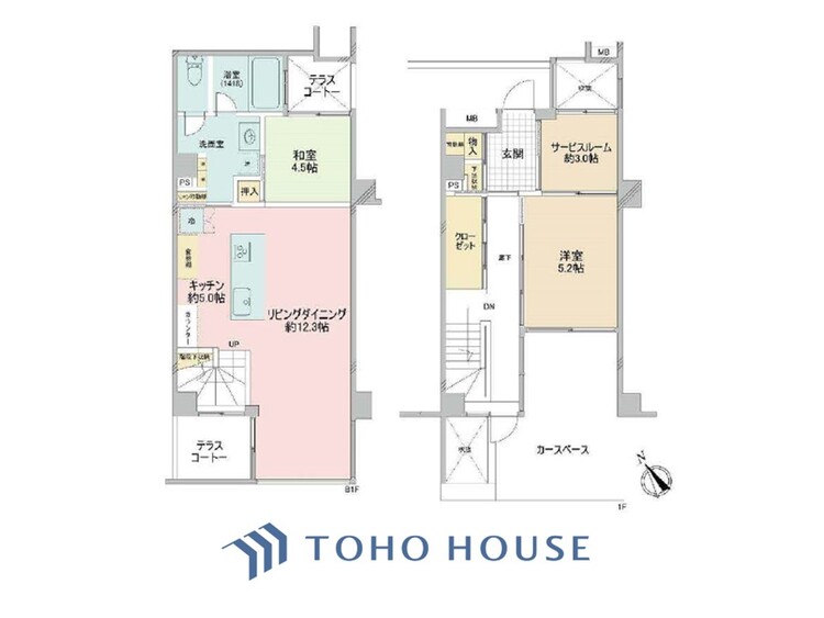 間取り 暮らし続けることで、住まいの意味を問いかける。団欒を育むスペースは通風・日当たり良好で、窓を開けるとすこやかな風が吹き抜けます。