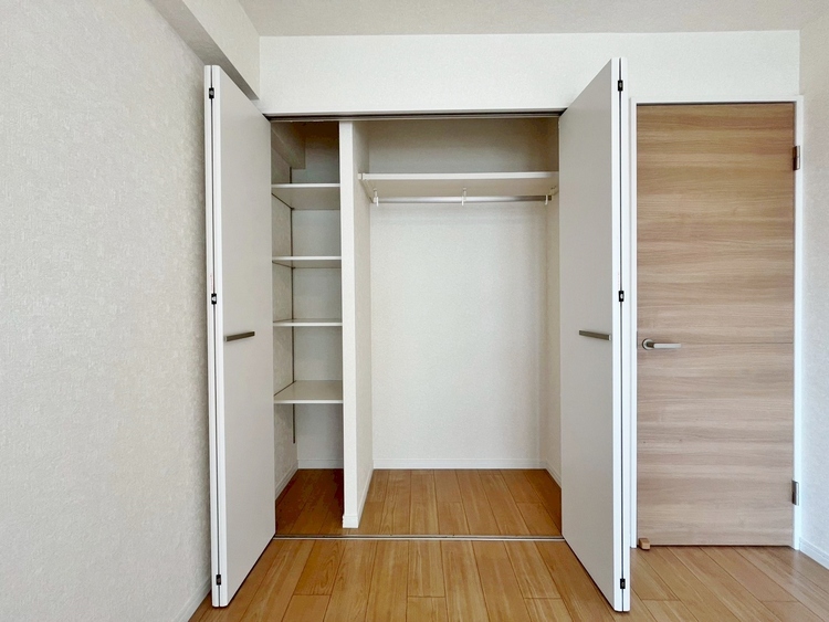 収納 居室にはクローゼットがあり、荷物もスッキリ収納して快適にお過ごしいただけます。