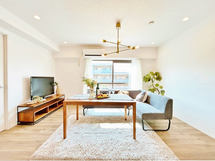 居間 ひとつひとつの空間に宿した機能性、そして美意識。