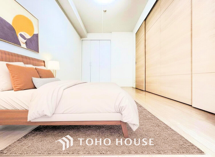 内装 1日の疲れを癒し、心地よく寛げるようゆったりとした広さをしています(家具は全てCGです)