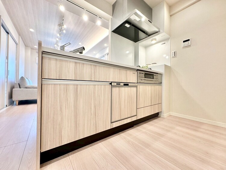 キッチン 開放感のあるキッチンスペース。調理をしながら、会話も弾みそうですね。