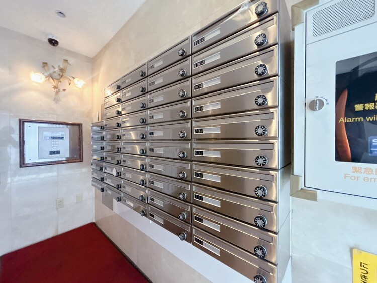 設備 郵便受けも、きちんと管理されています。