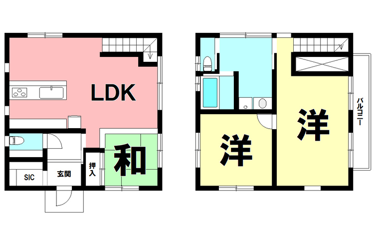 間取り 3LDK【建物面積109.40m2(33.09坪)】モデルハウス分譲で綺麗な室内♪