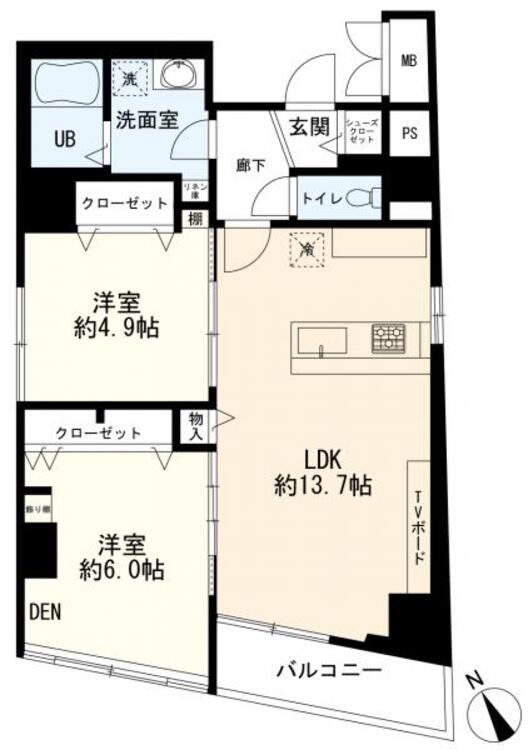 間取り 2LDK