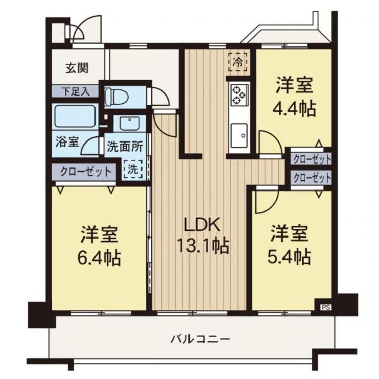 間取り 【間取り図】新規リフォーム済みにて即入居可能♪