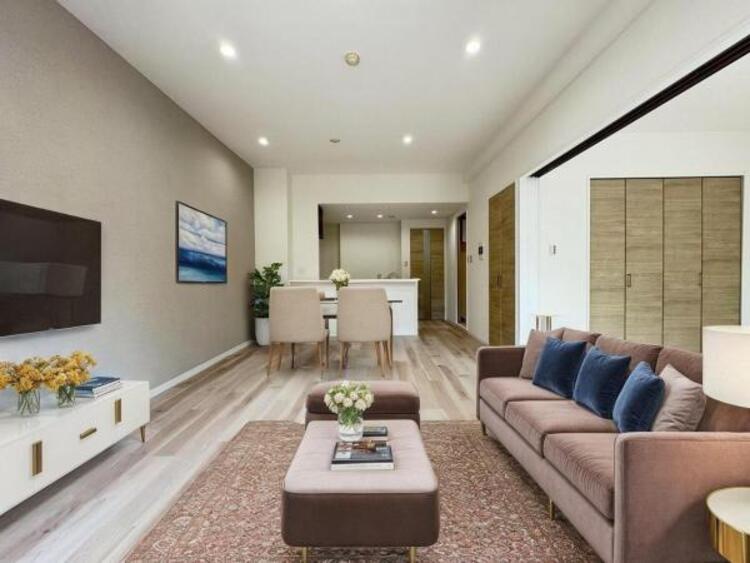 居間 ※本画像はCGで作成しており、実際に家具は置かれておりません。また、価格には含まれておりません。