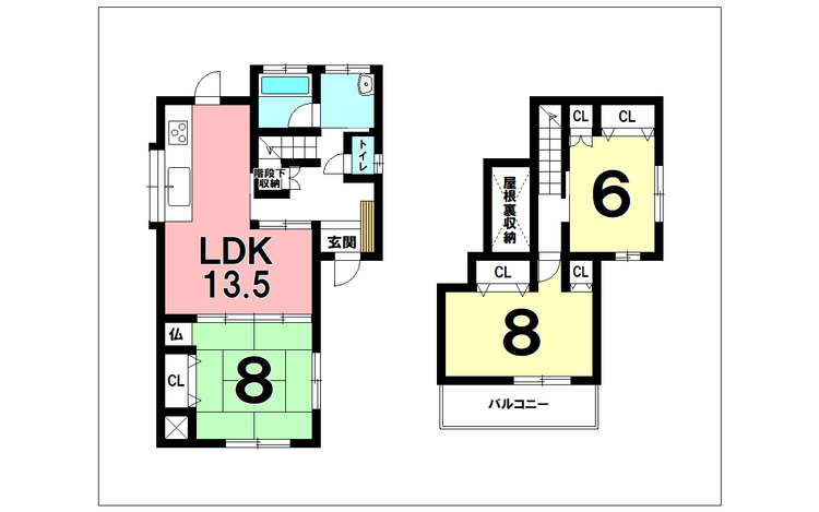 間取り 3LDK、室内リフォーム歴あり【建物面積89.42m2(27.04坪)】