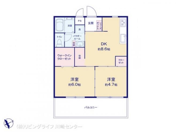間取り 2DK