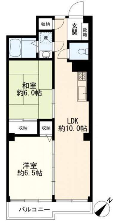 間取り ２ＬＤＫ