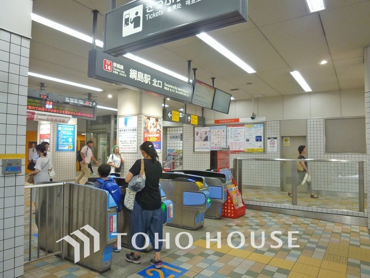 周辺 東急東横線「綱島」駅　距離800ｍ