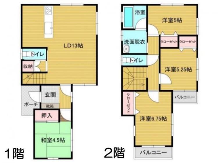間取り 陽当たりや風通しなど、ぜひ現地でご確認ください 