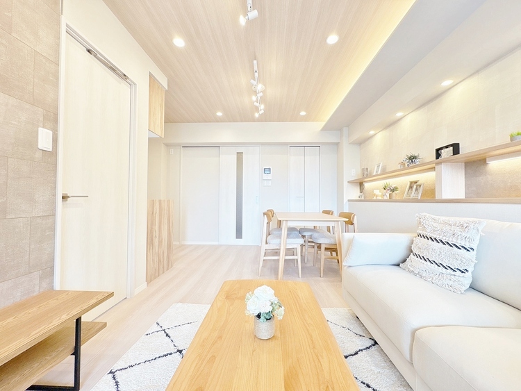 居間 ひとつひとつの空間に宿した機能性、そして美意識。