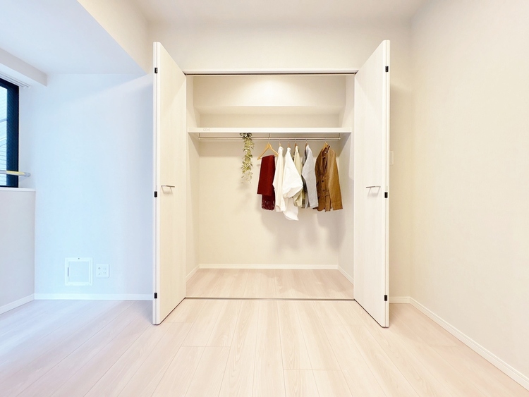 収納 居室にはクローゼットがあり、荷物もスッキリ収納して快適にお過ごしいただけます。