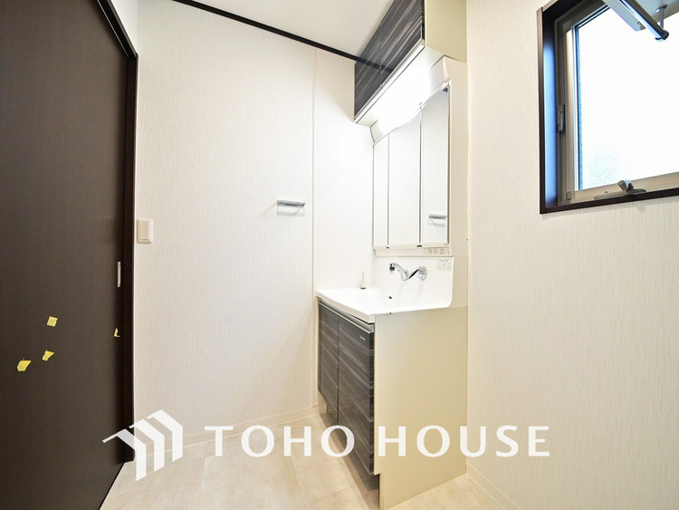 洗面 清潔感のある洗面室