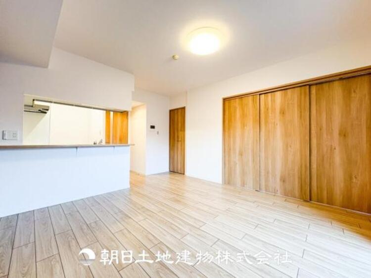 居間 リビングで家族との時間、自分の時間を大切にできる空間を作りました。