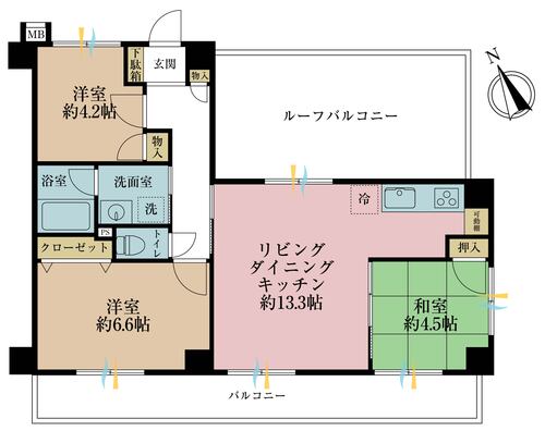 サンレイ高野台の物件画像